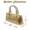 PRIMEWARE Cheetah Wine Clutch