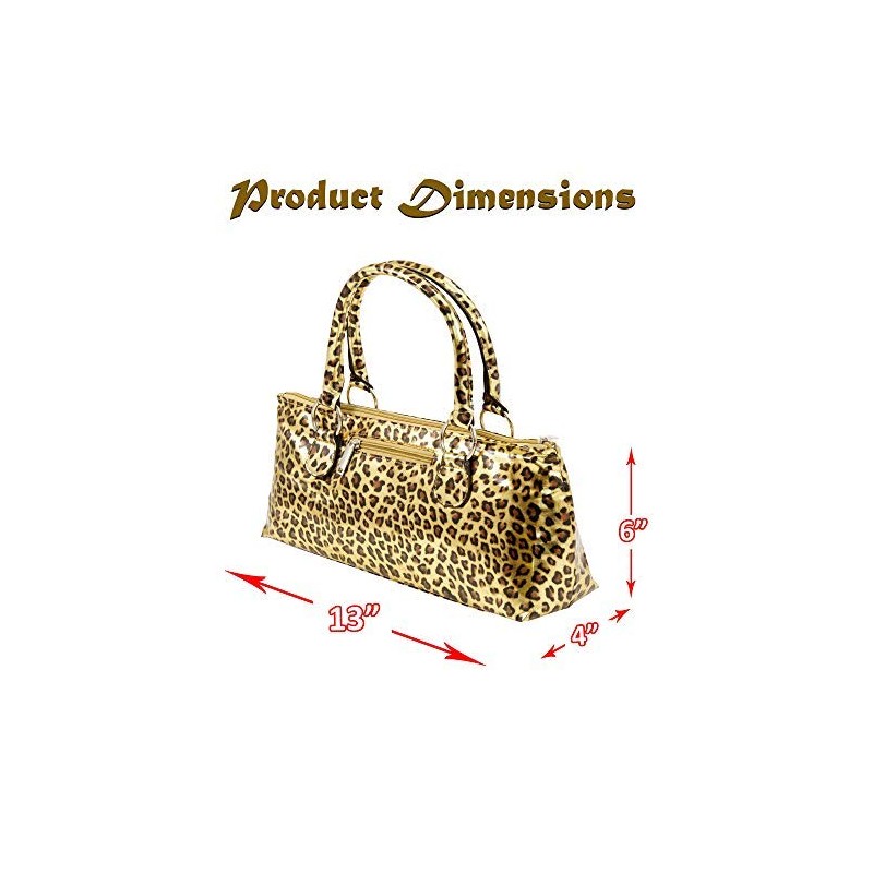 PRIMEWARE Cheetah Wine Clutch