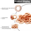 Kyuionty 80 Pcs M10 Copper Washer, Copper Metric Sealing Washers