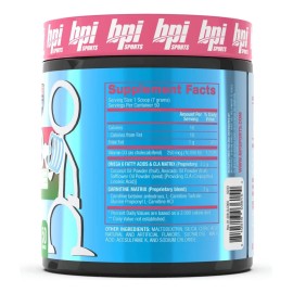 Bpi Cla + Carnitina 12.34oz 50 Serv Suplemento Alimenticio Sabor Sandía