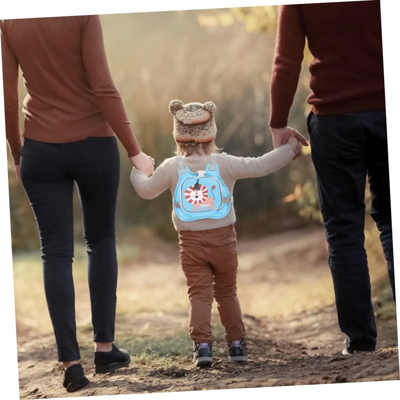 CORHAD 1 Set Lost Harness with Leash Reflective Backpack for