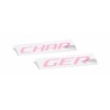 Reflective Concepts - Charger Trunk Badge Overlay Decal Stickers -
