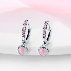 KUNSIR Silver Earrings for Women Earrings, 1 Pair of 925 Sterling Silver Drop Earrings Hypoallergenic for Women and Girls Best Gifts