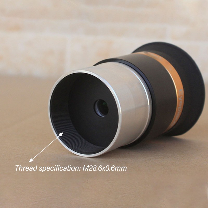 62° Wide Angle Aspheric Eyepiece 4mm Focal Length Clear Image