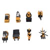 Pull Back Construction Vehicle Toys 1:64 Kids Truck Excavator Crane