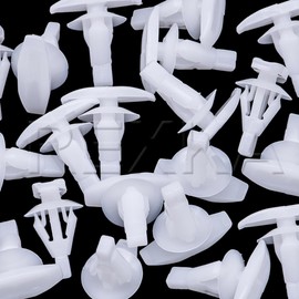 Rexka 50pcs Door Weatherstrip Retainer Clip 67867-12150 for Toyota Scion Lexus 4Runner Avalon Camry Celica Corolla FJ & Land Cruiser Highlander Prius RAV4 Tacoma Yaris ES GS GX is LS LX NX RC RX