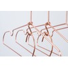 Koobay Clothes Hanger 36Pcs Connector Hooks Stable Hanger Rose Gold