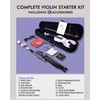 Aileen Violin 4/4 Full Size for Adults Beginners, Purple Fiddle