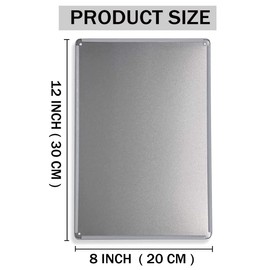 Train Sign Railroad Crossing Metal Signs Train Wall Decor For Boys Room Trains Gifts For Men Adults Train Lovers Parking Sign 8×12 Inch