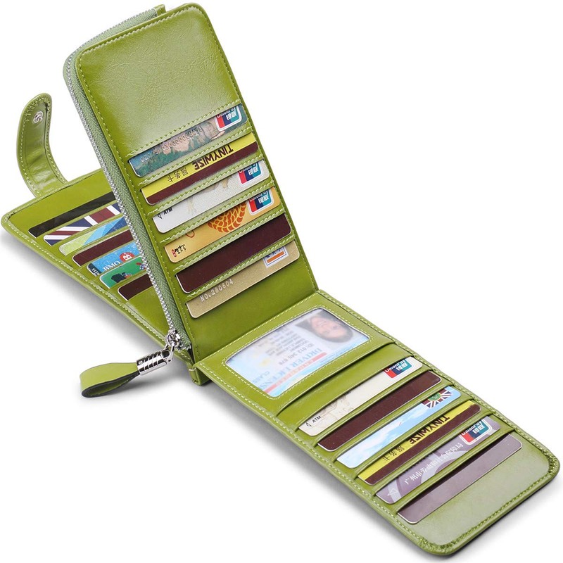 JEEBURYEE Card Case, Men's, Women's, Long Wallet, Thin, Magnetic Prevention,
