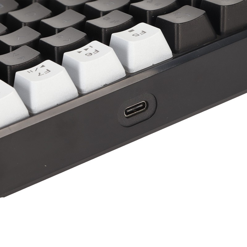Gaming Keyboard Type C 84 Keys RGB Backlit Ergonomically Curved
