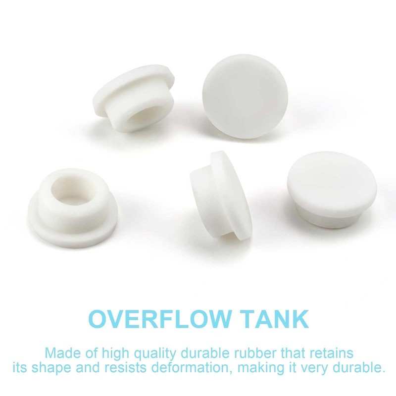 0XBIT Sink Hole Cover 20 Pack White Too Full Sink