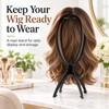 2-Piece Wig Stand for Wigs & Hats – 36 cm