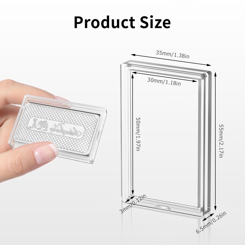 Yncotte Silver Bar Case, 1 oz Silver Bar Holder Silver