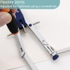 Metal Compass and Ruler Geometry Set,Drawing Compass,Drafting Compass,Extension Leg,Compass Geometry