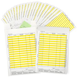 24 Pack Receipts Organizer Expense Envelopes 6.5 X 9.4 in Record Expenses and Log Mileage Tracker Business Expense Ledger for Small Business Store Receipts for Truckers Accountants