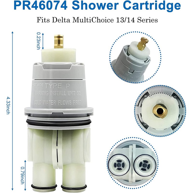 RP46074 Shower Valve Cartridge Assembly Compatible for Delta Shower and