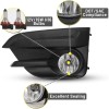 NIXON OFFROAD Pair Fog Lights Assembly For 2017 2018 2019