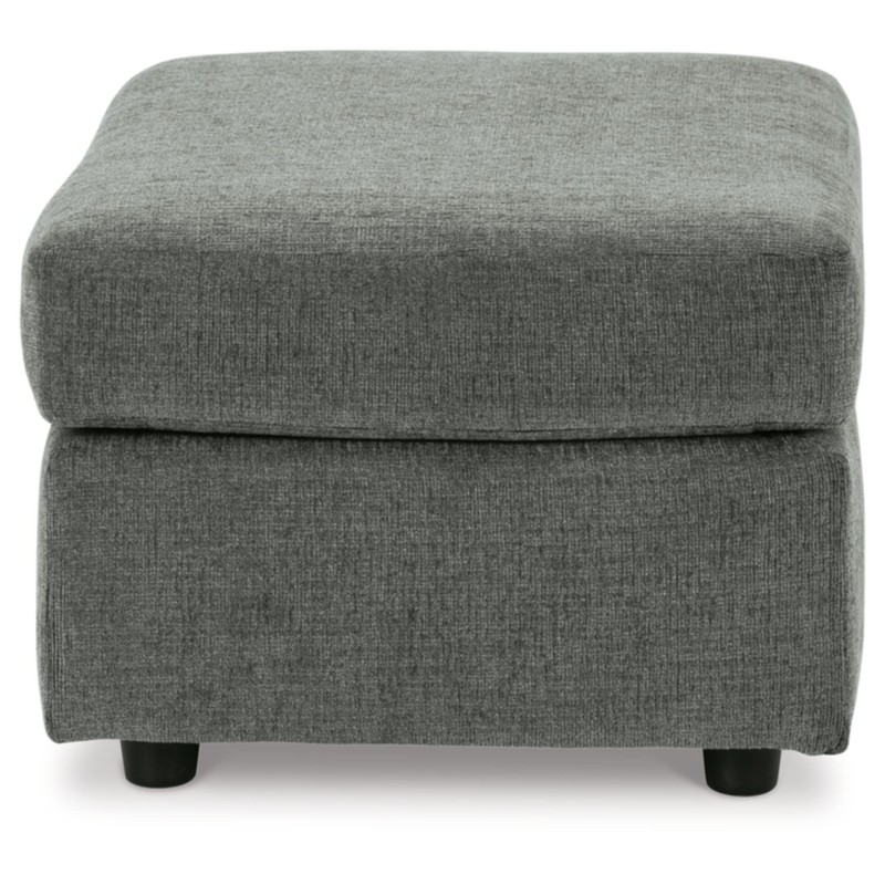 Signature Design by Ashley Stairatt Casual Rectangular Upholstered Ottoman, Gray