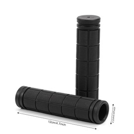 2 Pairs of Bicycle Grips Ergonomic Non-Slip Rubber Handlebar Grips Bicycle for MTB BMX City Bike Children's Bicycle
