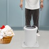 Manual Clothes Dehydrator,Portable Mini Dryer Compact Spin Dryer with Clear