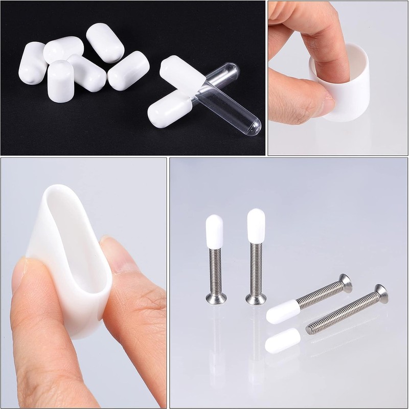 MACHSWON 3mm Rubber End Caps Vinyl Round End Cap Cover