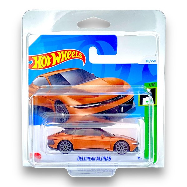 Hot Wheels Delorean Alpha5 (Bronze) 7/10 HW Green Speed -