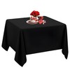 Personalize Pro 1 Pack Black Square Table Cloth 52 ×