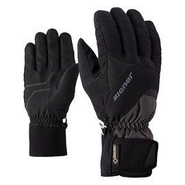 Ziener Adult GUFFERT GTX Glove Alpine Ski Gloves / Winter Sports | Waterproof, Breathable, Graphite/Black, 10.5