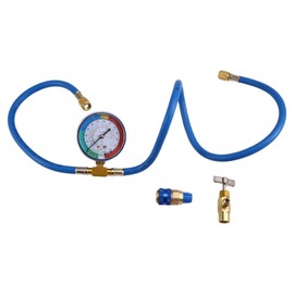 Snblzhef High-Quality R134A AC Recharge Measuring Hose with Integrated Gauge for Precise Refilling