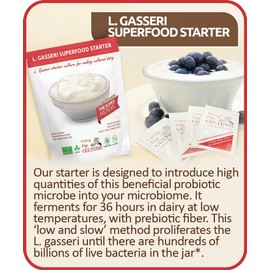 L. Gasseri SuperFood Starter Culture ProBiotic Cultured Dairy Low And Slow Yogurt Lactobacillus By Cutting Edge Cultures