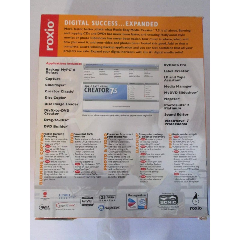 Roxio Easy Media Creator 7.5