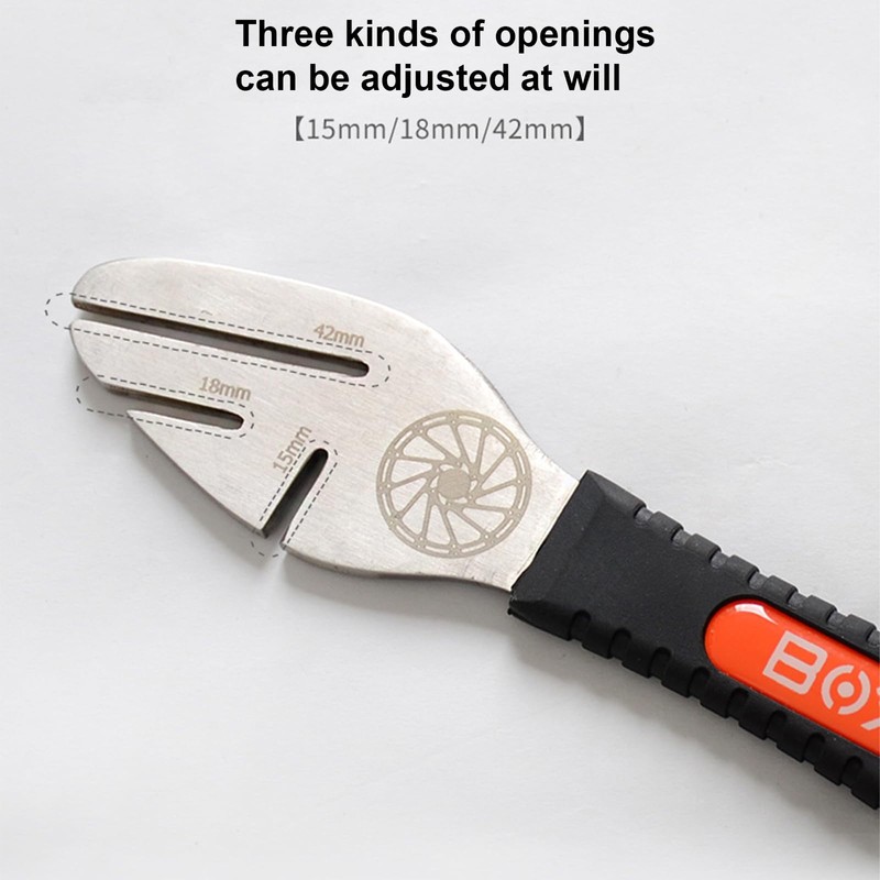 Bike Disc Brake Pad Spreader Tool and Bicycle Rotor Truing