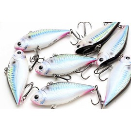 LUCKY CRAFT LV-150 ~Lucky Vibration~, Fishing Lure, Lipless Crankbait (425 Live Threadfin Shad)