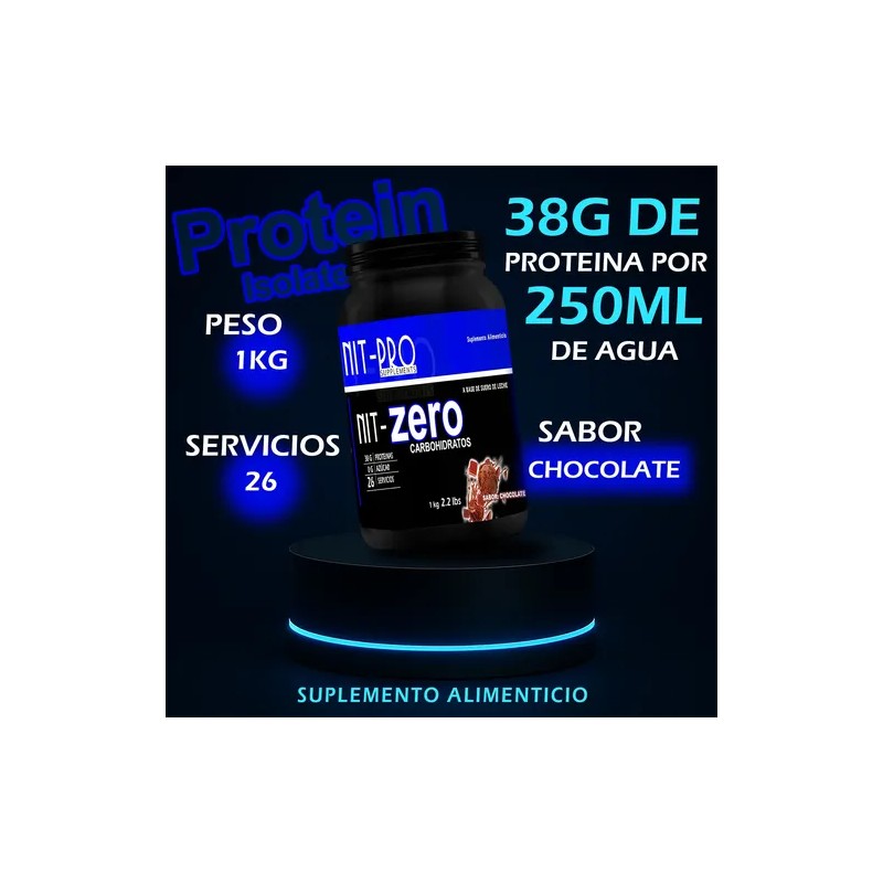 Proteína Whey Isolatada Hidrolizada Nit-pro 1kg 60servicios
