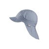 Sterntaler Unisex Peaked Cap Neck Basic Sun Hat, grey