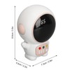 Astronaut Shaped Cute Hand Warmer Digital Display USB Rechargeable 2