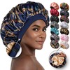 CAPLORD Silk Bonnet for Sleeping Satin Head Wear Hair Bonnets