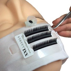 5 Eyelash Forehead Palettes with Headband and 5 Glue Cups, Eyelash Tray for Eyelash Extensions, Glue Cups, Forehead Tray, Eyelash Tray, Eyelash Headband, Forehead Tray