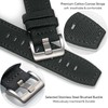 Hemsut Watch Band Watch Strap Soft Canvas Quick Release Watch