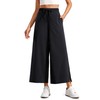 CRZ YOGA Lightweight Wide Leg Cropped Pants for Women High