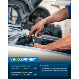 PHILTOP Alternator Compatible with Chrysler PT Cruiser 2003-2005 2.4L, Dodge Neon 2004-2005 2.0L High Amp Alternators Replace 13995N 12V 100Amp CW S4 4-Groove Pulley