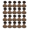 20pcs Leather Craft Rivets, Flat Head Copper Brass Screws Nuts