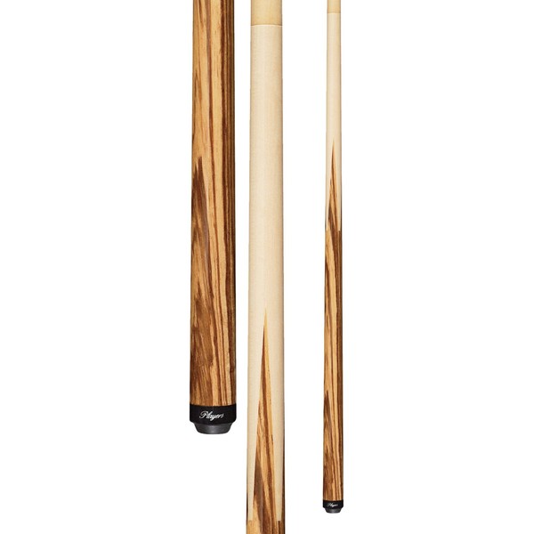 Players Exotics E-5100 Zebrawood and Birds-Eye Maple Sneaky Pete Cue