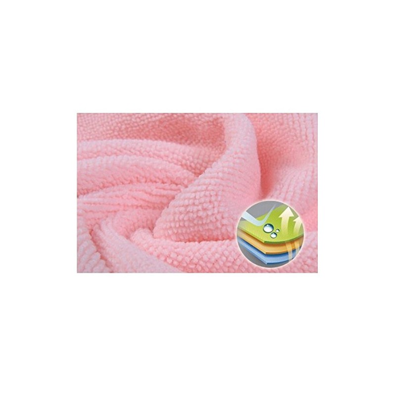 Bath towel wrap Hair Turban, pink, Absorbent Towel Fast Dry