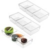 iDesign 3-Section Drawer Organizer for Kitchen, Bathroom, and Desk Drawers