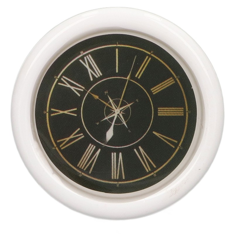 3 PCS Dollhouse Wall Clock 1:12 Dollhouse Miniature Round Wall