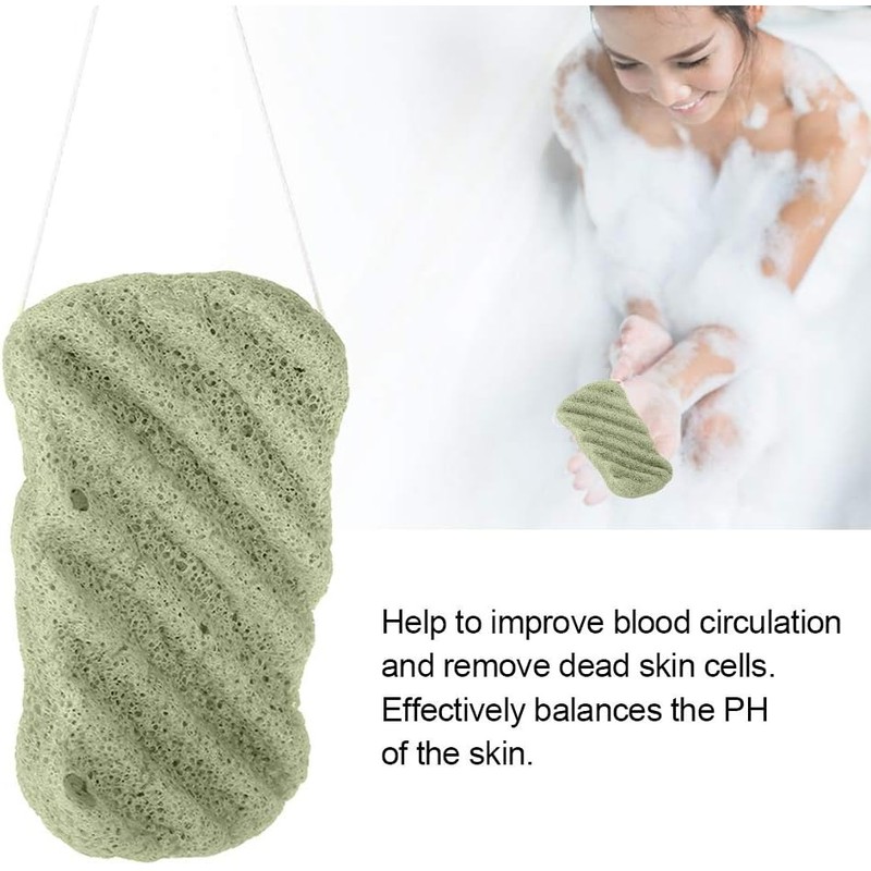 ZJchao Esponja Exfoliante Konjac De Limpieza Para Baño Y Cuerpo,