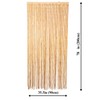 TACHILC Boho Wood Beaded Curtain for Doorways – Natural Beaded