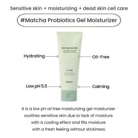 🍵✨ Heimish Matcha Biome Oil-Free Calming Gel Moisturizer – 100 ml (Piel Acnéica, Día/Noche) 🌿💧
